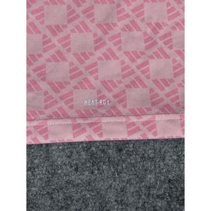 adidas HEAT.RDY Polo Shirt Size‎ M Pink Geo "A" Pattern Performance Tee